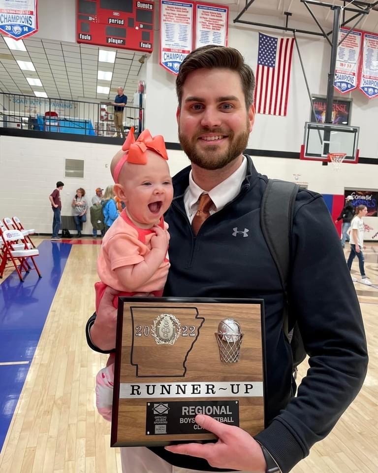 Coach Skidmore and his biggest fan!!!