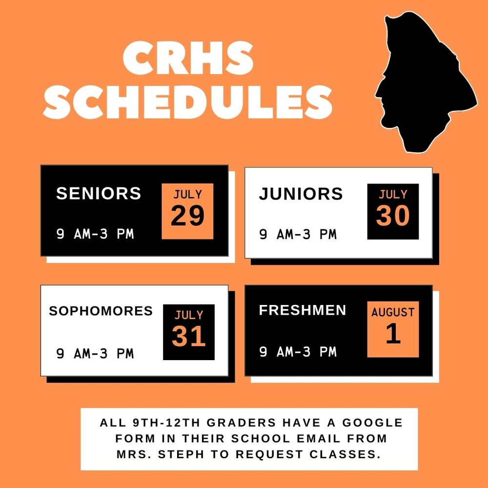 High School Class Schedule Dates